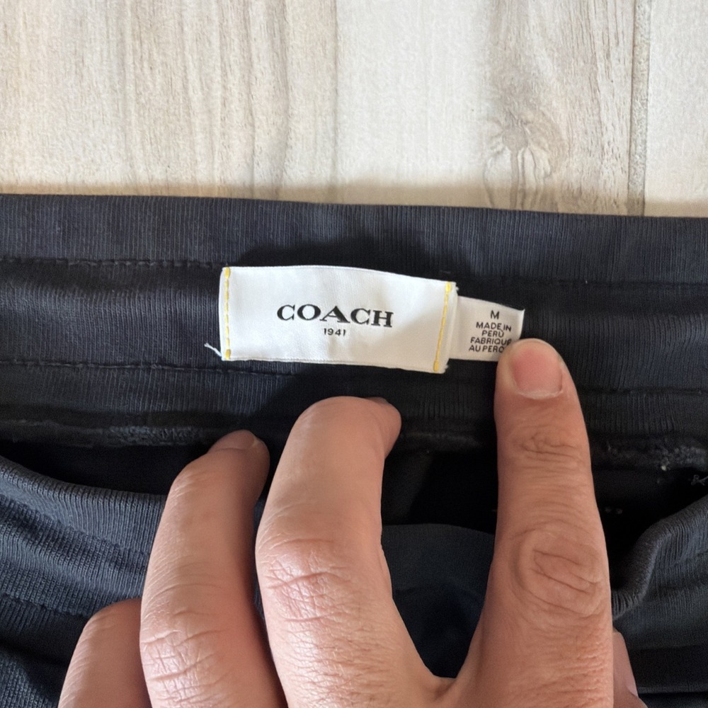Coach Horse And Carriage Tape Tracksuit Set Black Medium M Used - Picture 8 of 11